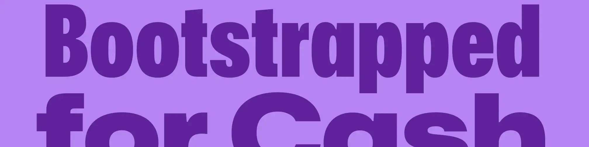 Giorgio @ Bootstrapped from Cash's banner